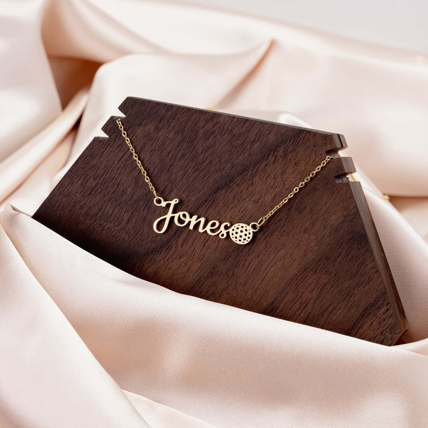 Custom Sports Necklace (Name + Number + Sport Charm)