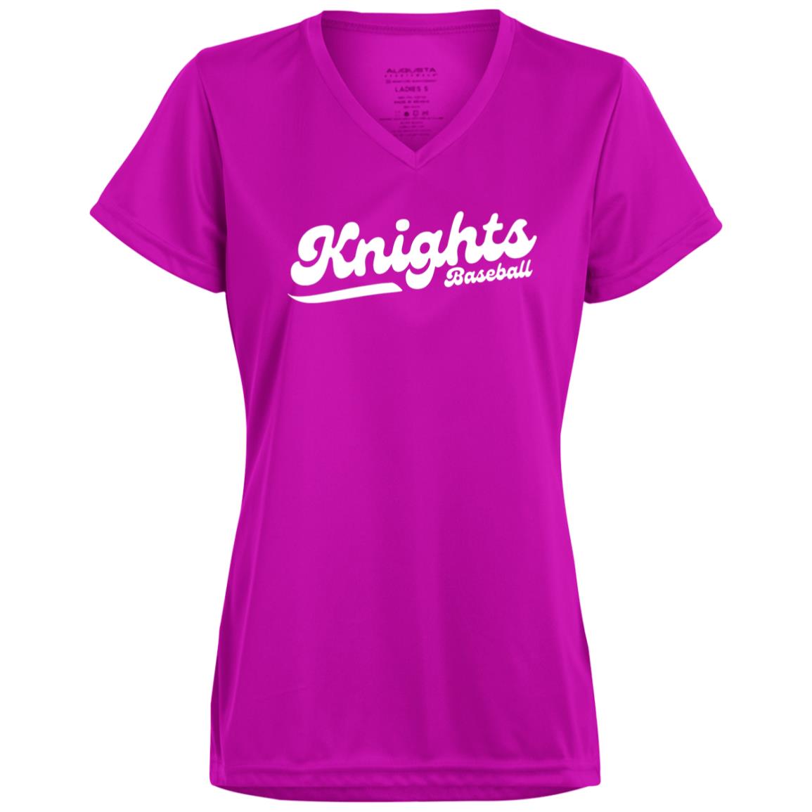 Knights Baseball - Ladies’ Moisture-Wicking V-Neck Tee