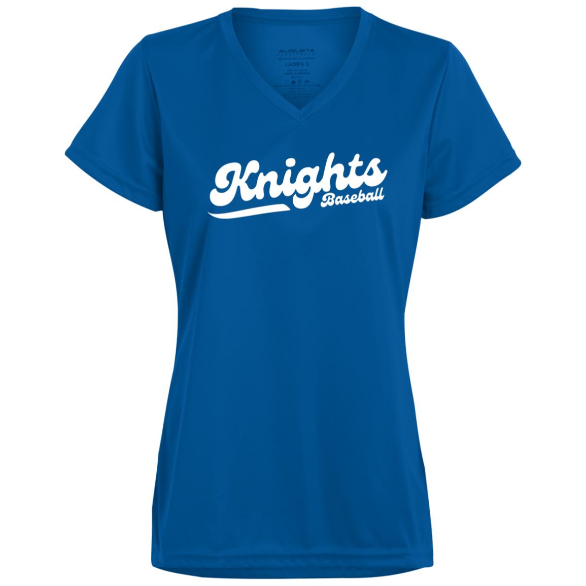 Knights Baseball - Ladies’ Moisture-Wicking V-Neck Tee