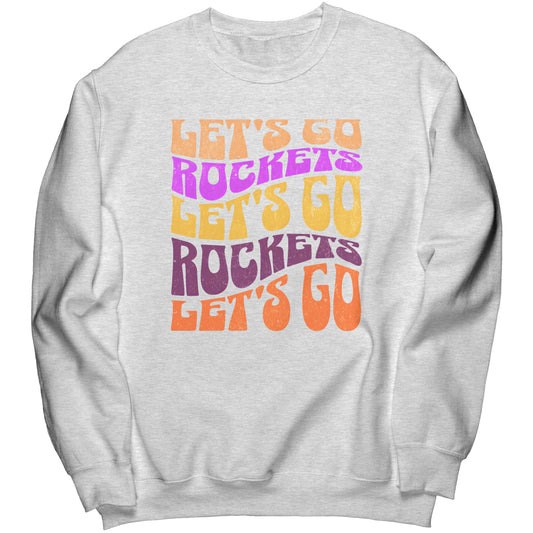Rockcastle Rockets - Women's 'Let's Go Rockets' Sweatshirt