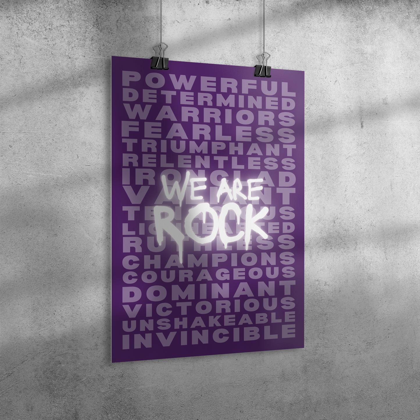 Rockcastle Rockets - 'We Are Rock' Poster