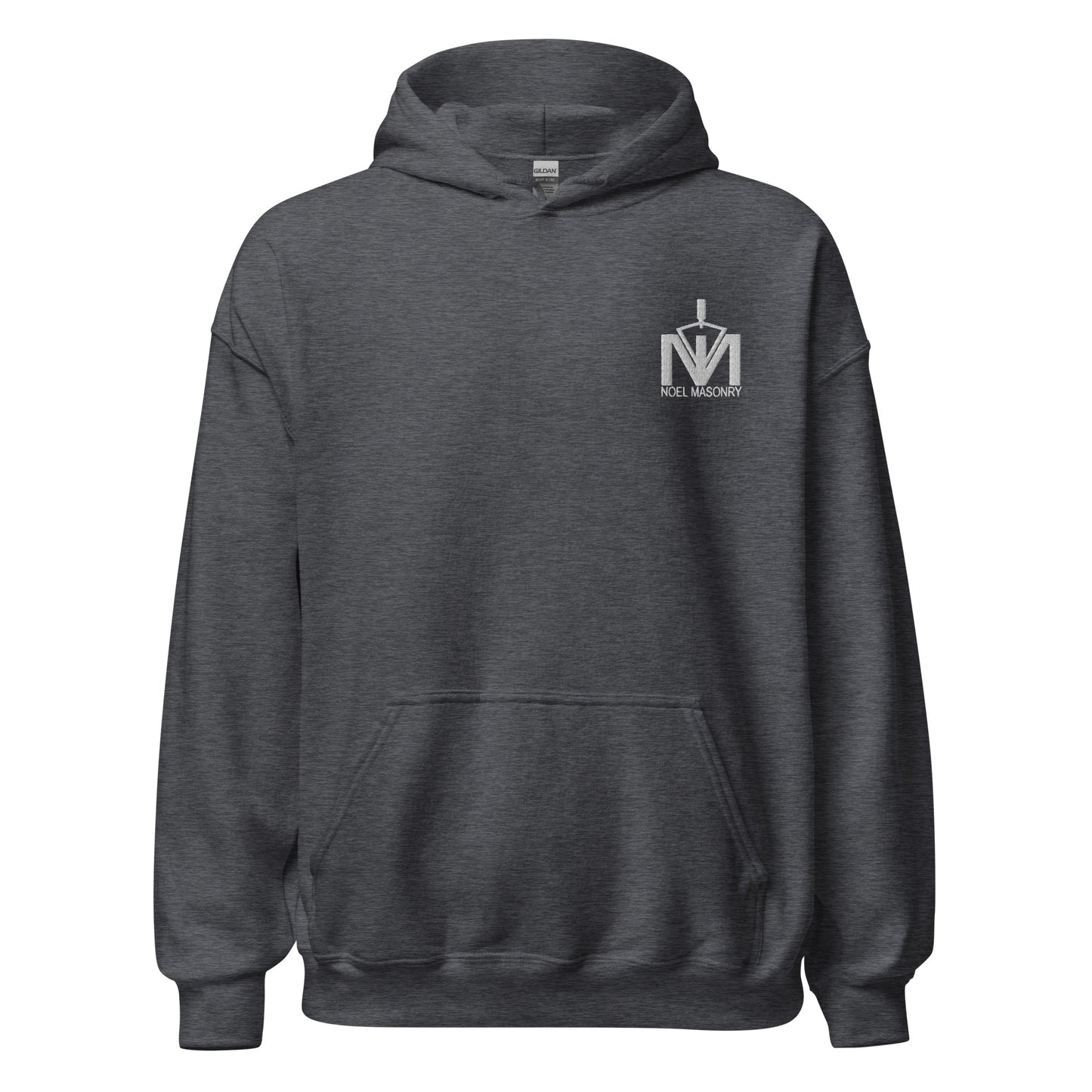 Noel Masonry - Embroidered Logo Hoodie (White Logo)