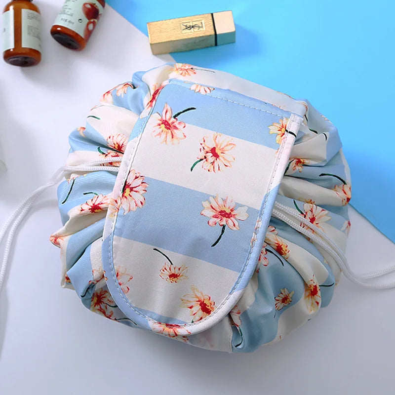 Drawstring Cosmetic Organizer Makeup Bag