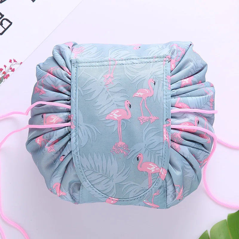 Drawstring Cosmetic Organizer Makeup Bag