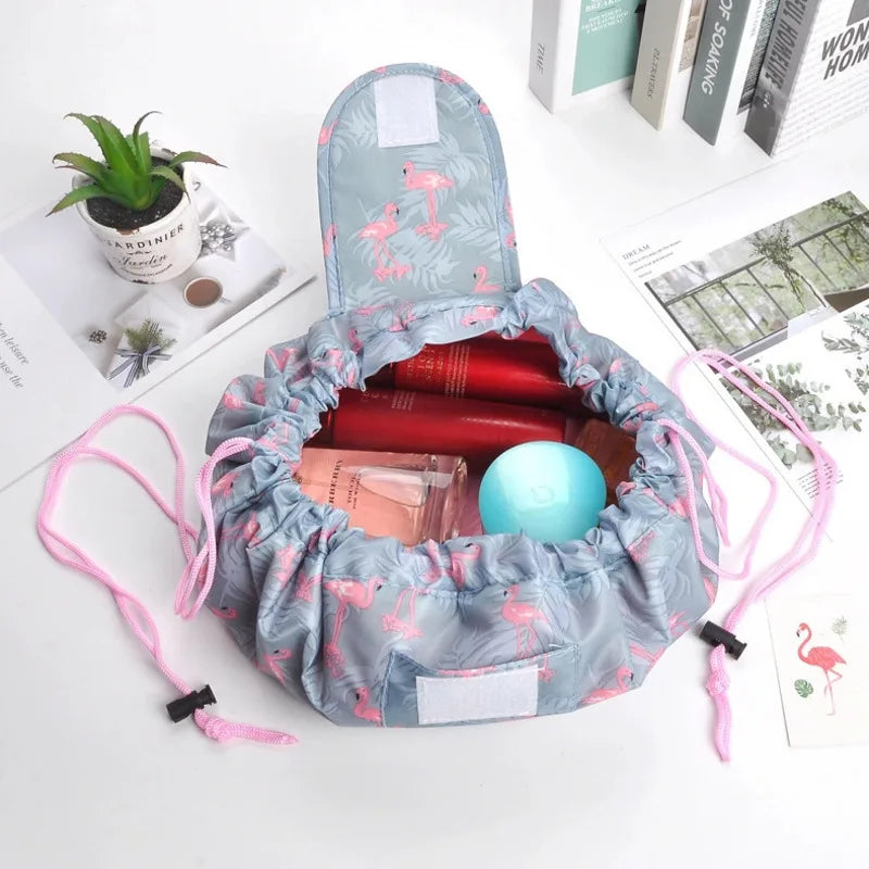 Drawstring Cosmetic Organizer Makeup Bag