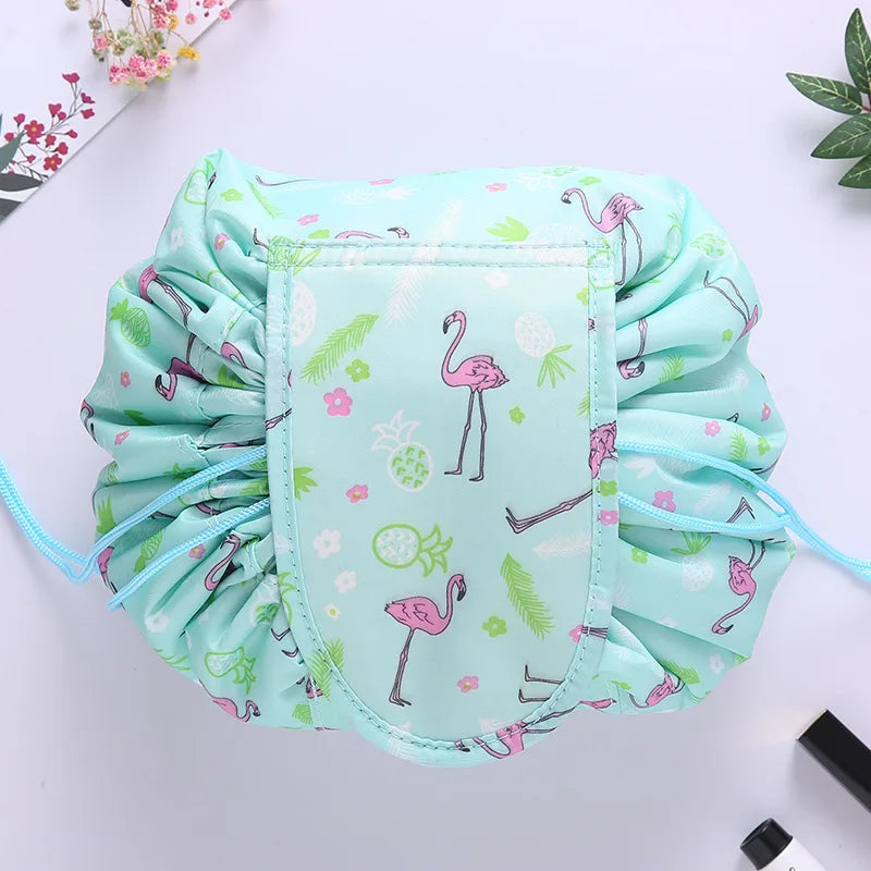 Drawstring Cosmetic Organizer Makeup Bag