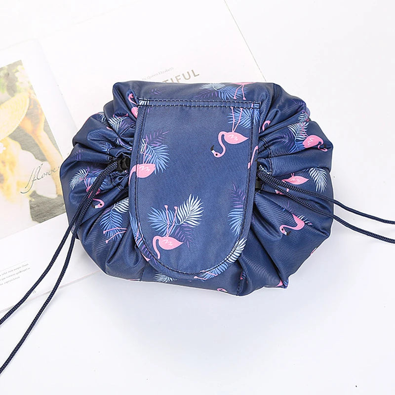 Drawstring Cosmetic Organizer Makeup Bag