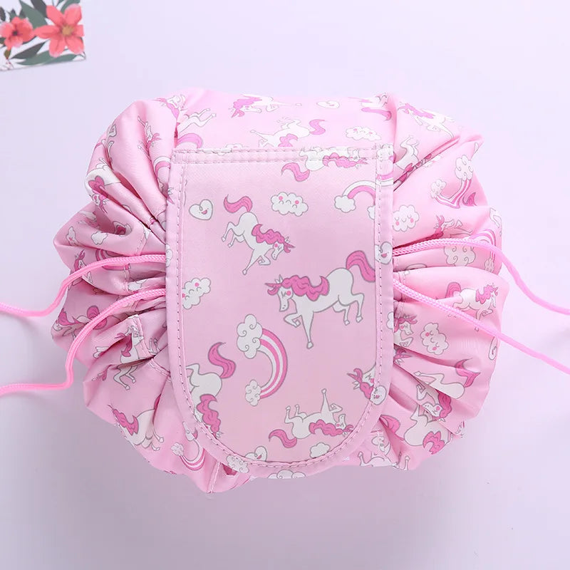 Drawstring Cosmetic Organizer Makeup Bag