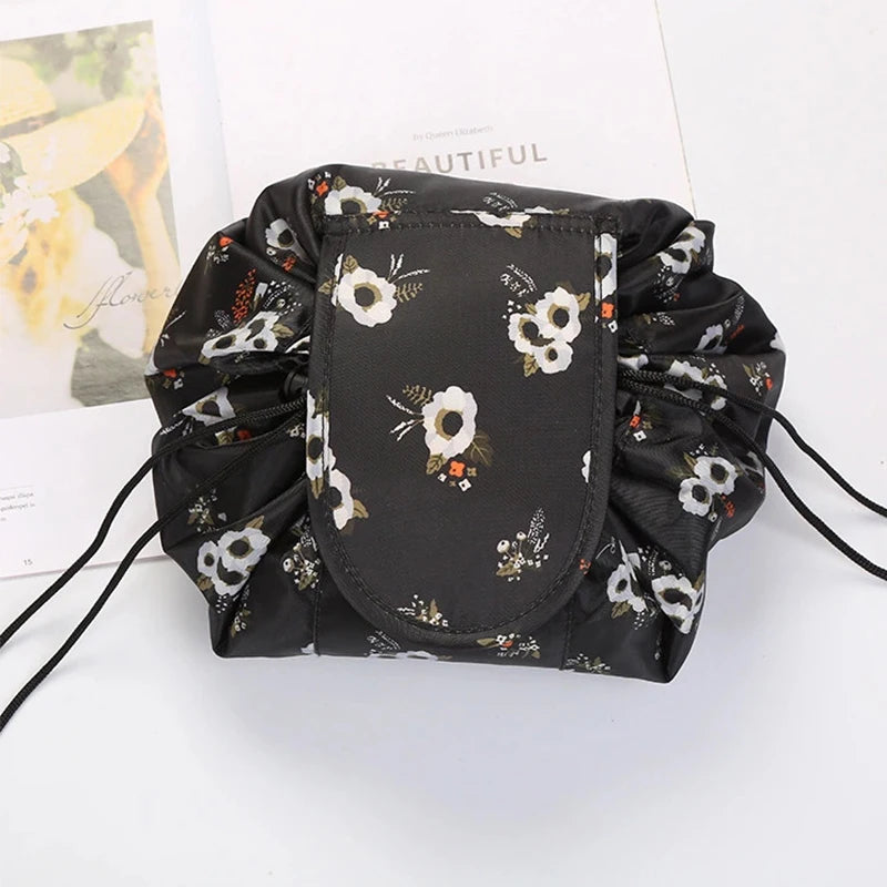 Drawstring Cosmetic Organizer Makeup Bag