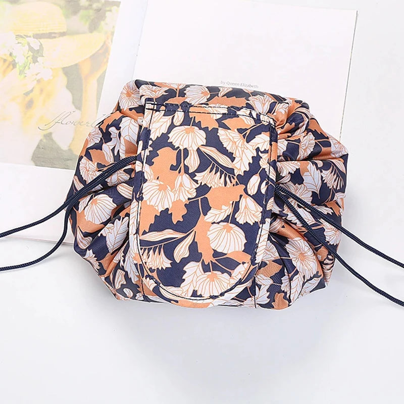 Drawstring Cosmetic Organizer Makeup Bag