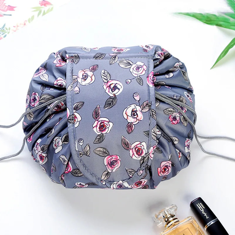 Drawstring Cosmetic Organizer Makeup Bag