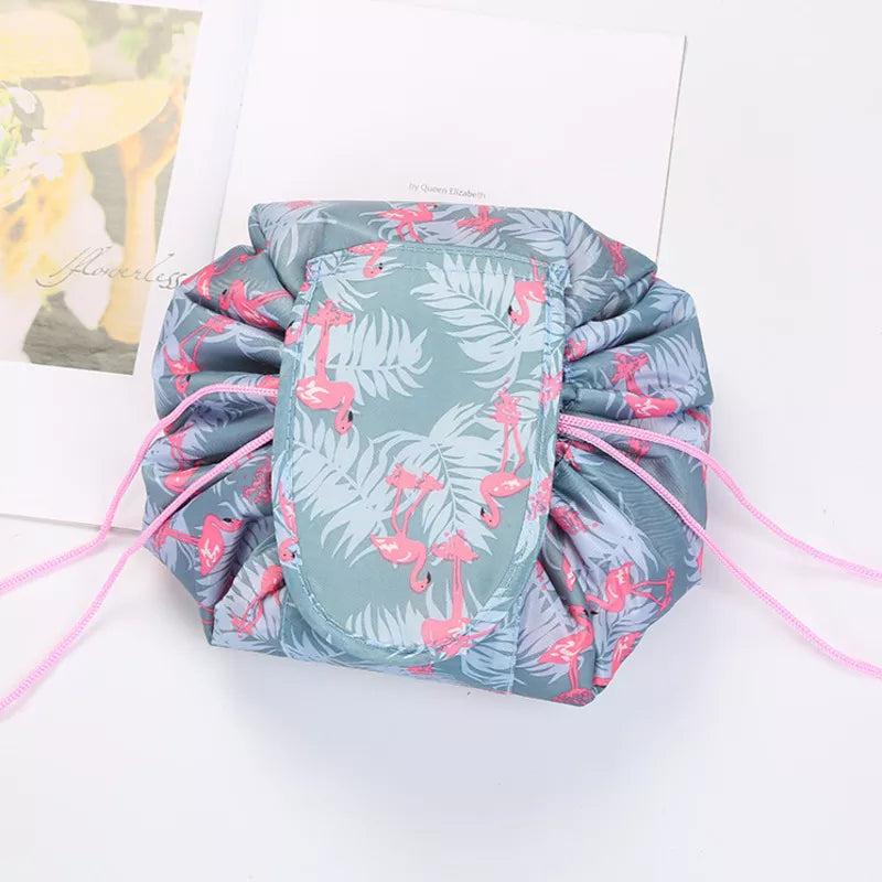 Drawstring Cosmetic Organizer Makeup Bag