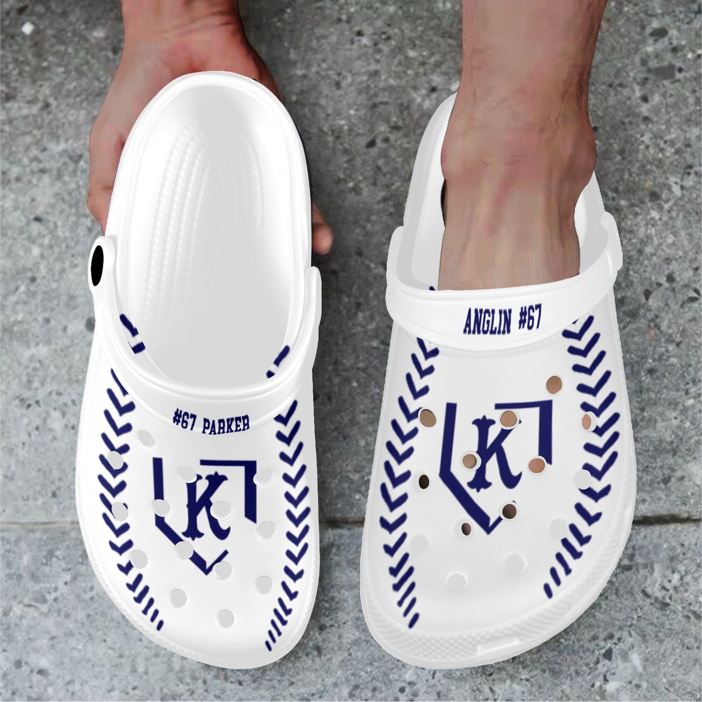 Unisex: Knights Navy Threads Custom Clogs