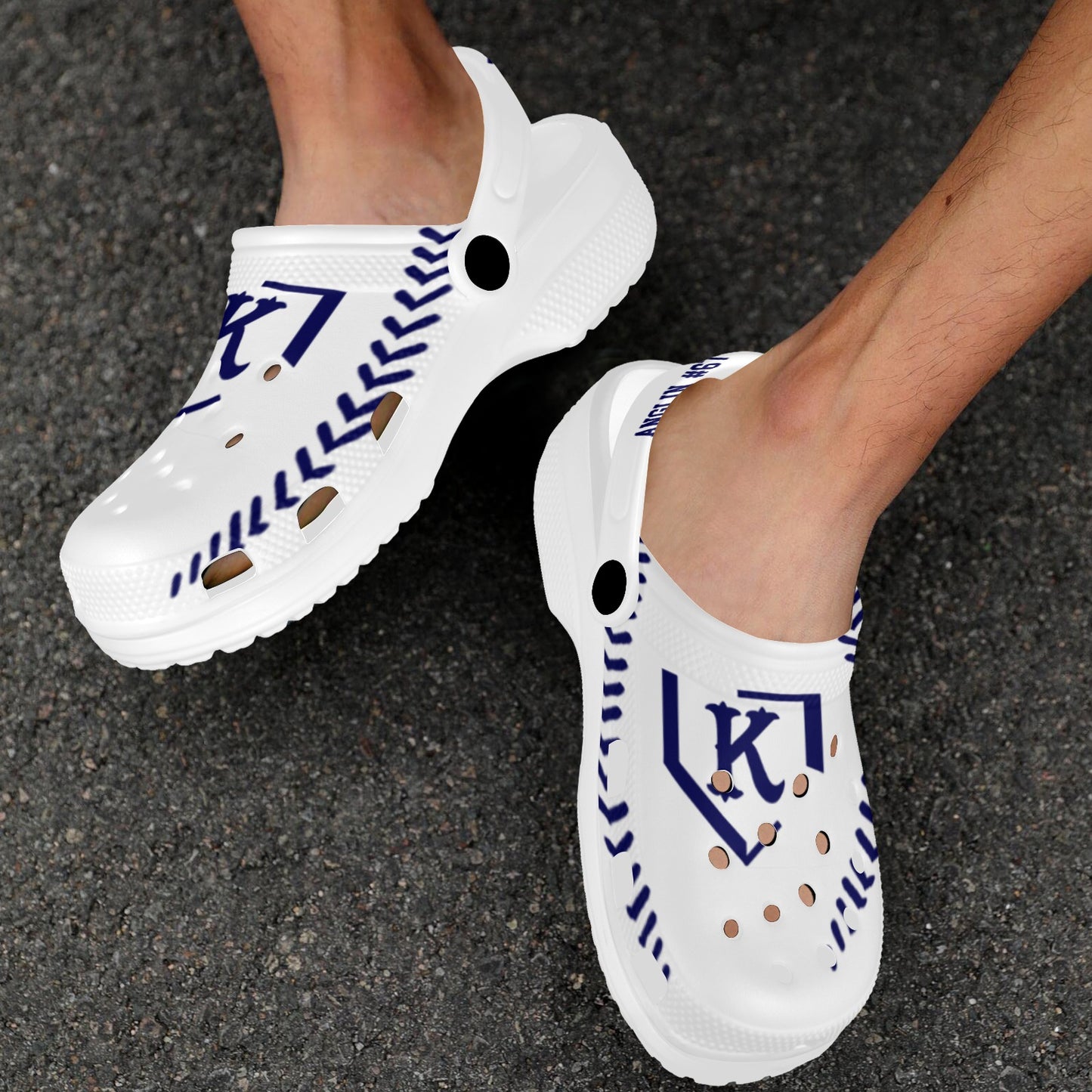 Unisex: Knights Navy Threads Custom Clogs